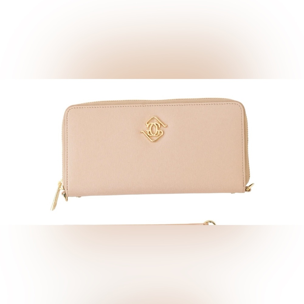 Glass Ladder & Co - original Oprah Wallet blush w/gold hardware - unused